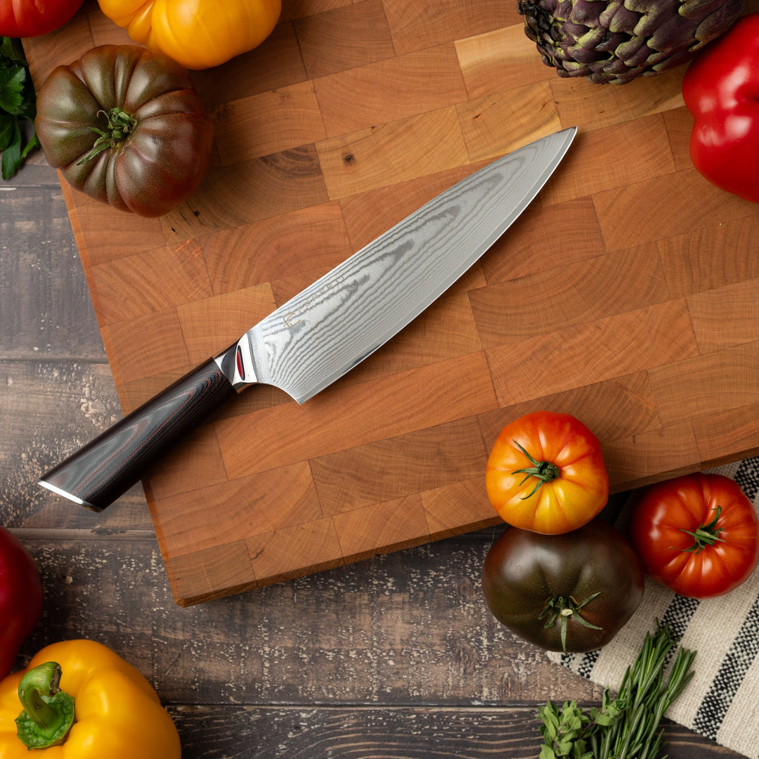 Forseti Cutlery Professional End Grain Cherry Board