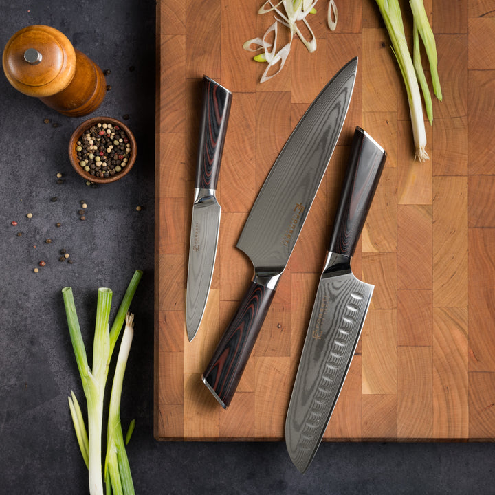 Forseti Cutlery Professional End Grain Cherry Board