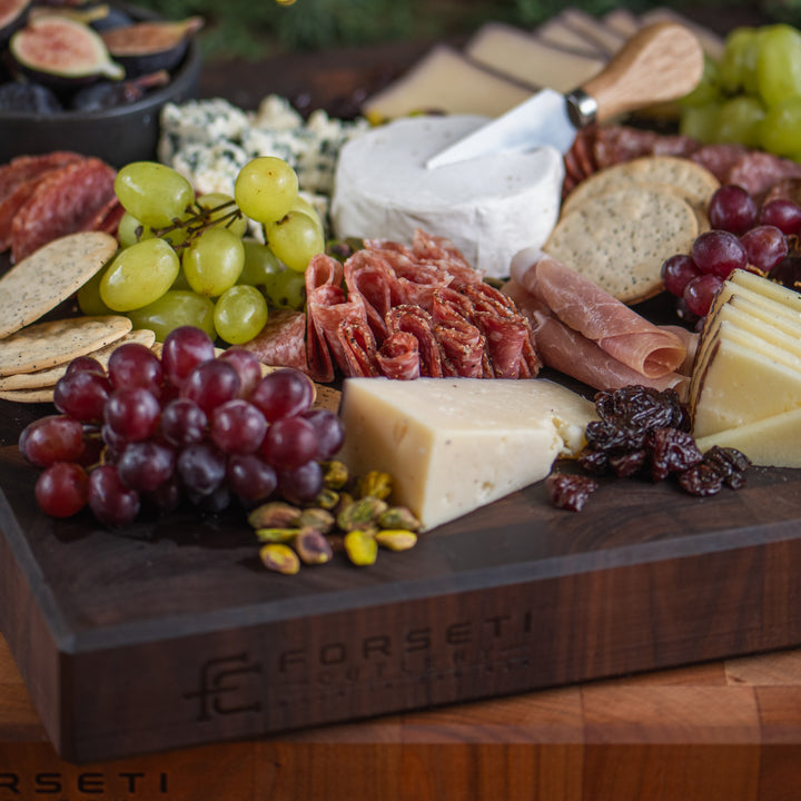 Forseti Cutlery Professional End Grain Walnut Board