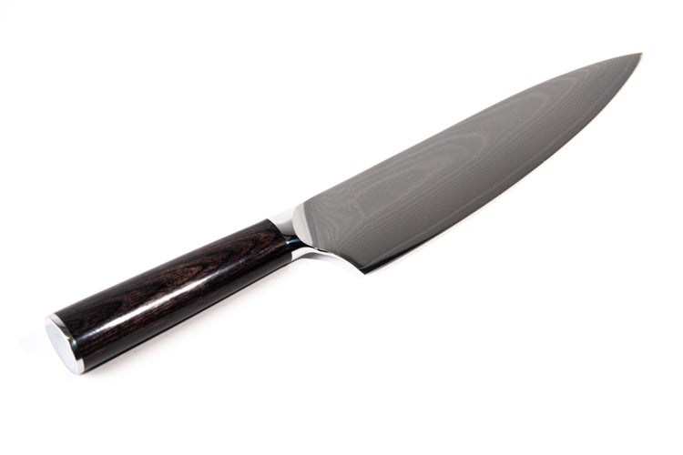 Pakkawood Damascus Steel 8 Inch Chef Knife